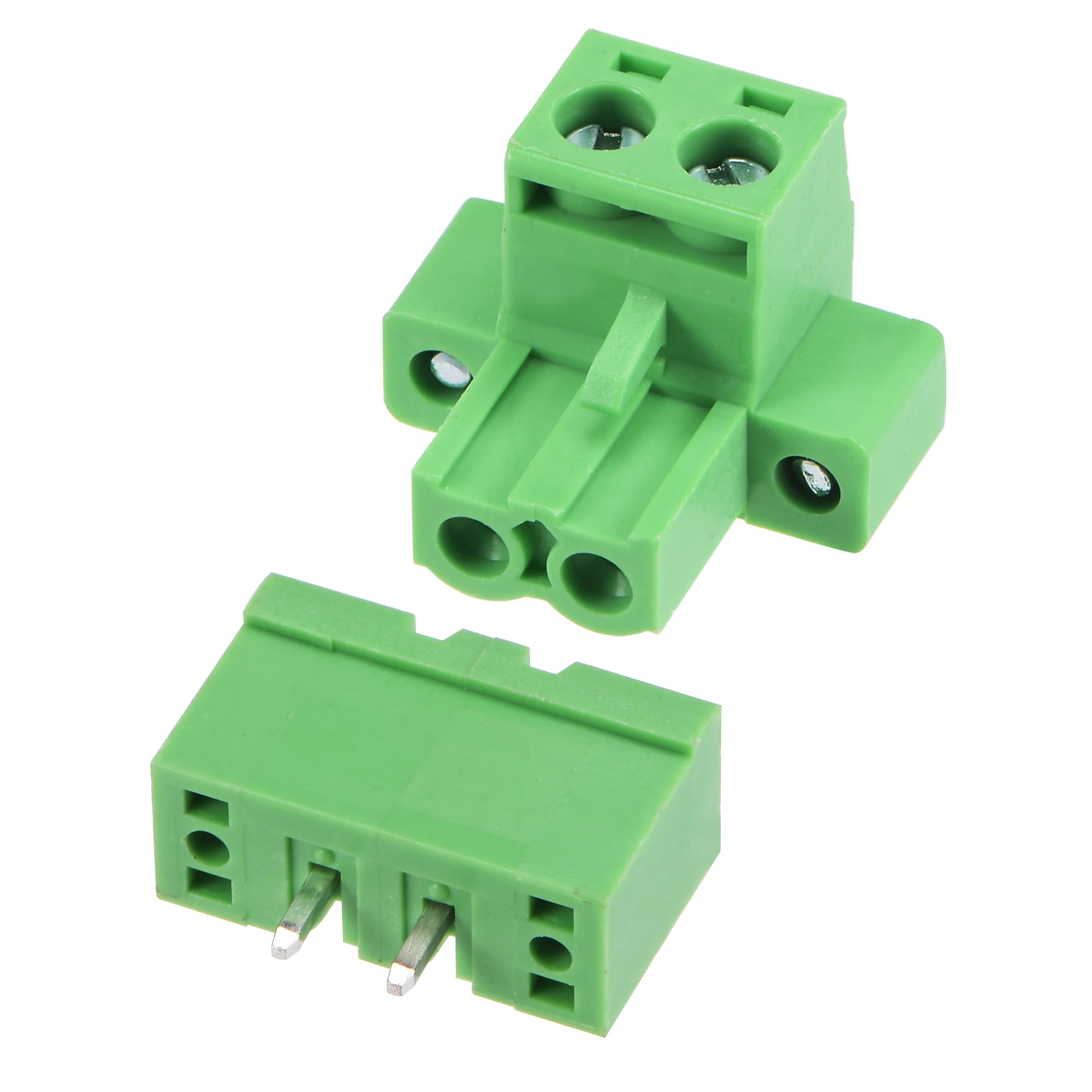 Uxcell PCB Mount Screw Terminal Block 5.08mm Pitch 2 Pin 10A Straight Plug-in for Electrical, Instruments 20 Set
Uxcell PCB Mount Screw Terminal Block 5.08mm Pitch 2 Pin 10A Straight Plug-in for Electrical, Instruments 20 Set