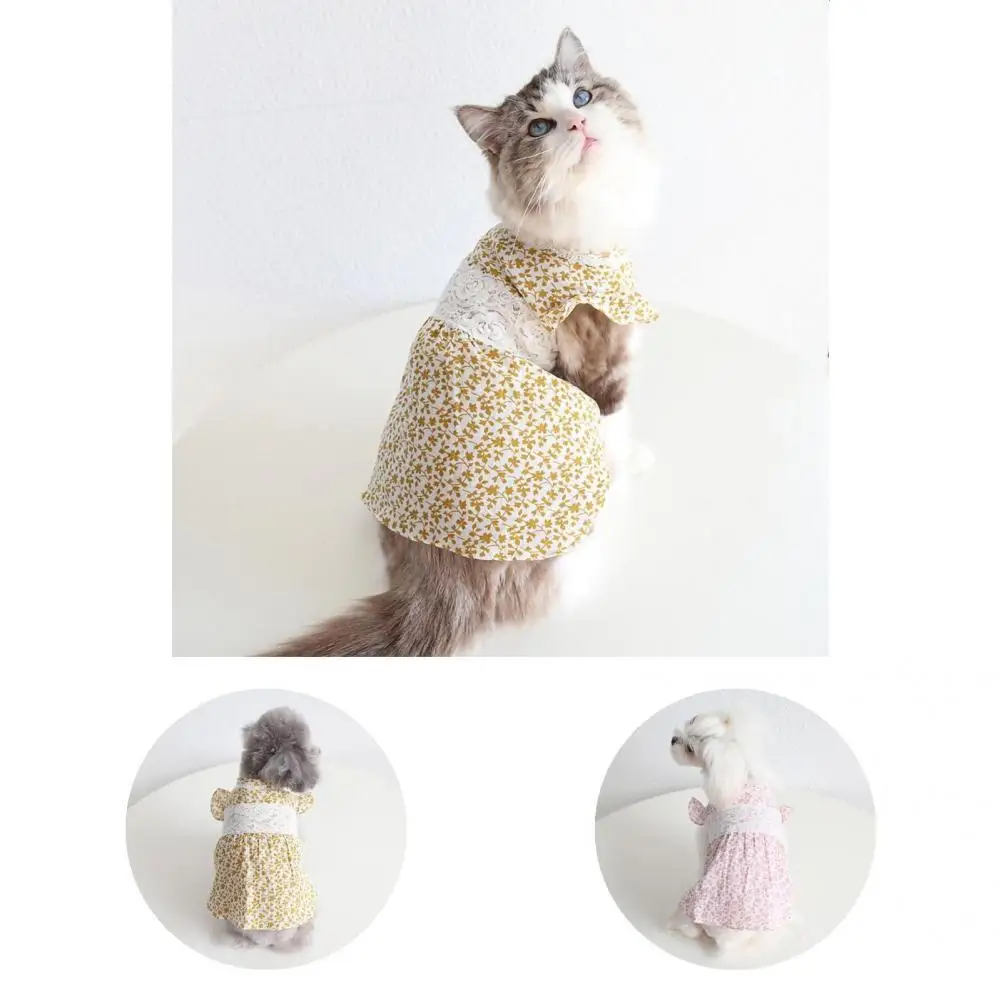 Universal Cute Floral Dog Skirt Clothing Vivid Color Dog Dress Elegant for Puppy
Universal Cute Floral Dog Skirt Clothing Vivid Color Dog Dress Elegant for Puppy