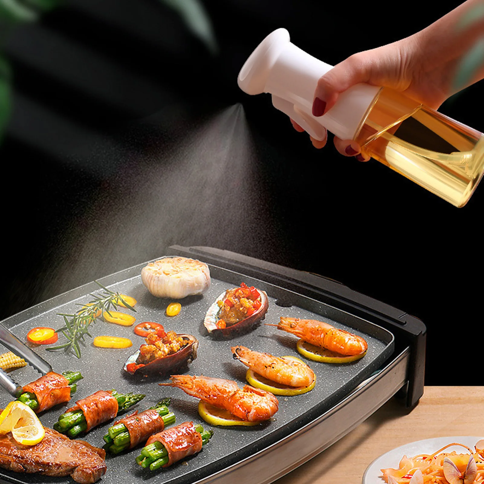 230ml Cooking Oil Spray Bottle Barbecue Olive Oil Spray Diffuser Cooking Oil Bottle Kitchen Olive Dispenser Vinegar Container
230ml Cooking Oil Spray Bottle Barbecue Olive Oil Spray Diffuser Cooking Oil Bottle Kitchen Olive Dispenser Vinegar Container