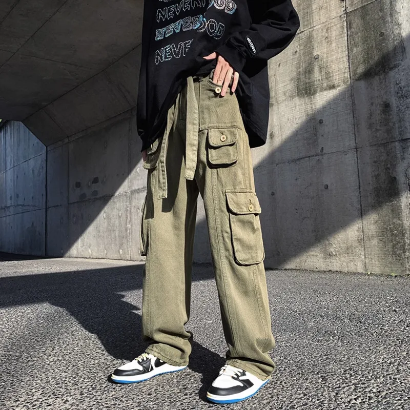 Cargo Pants Men Fashion Retro Pocket Casual Pants Men Japanese Streetwear Hip Hop Loose Wide Leg Pants Mens Baggy Trousers S-XL
Cargo Pants Men Fashion Retro Pocket Casual Pants Men Japanese Streetwear Hip Hop Loose Wide Leg Pants Mens Baggy Trousers S-XL