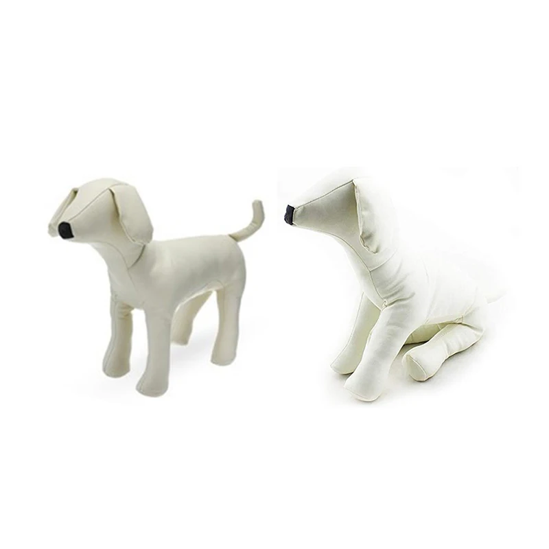 2 PCS Leather Dog Mannequins Standing Position Dog Models Toys Pet Animal Shop Display Mannequin White, L & M
2 PCS Leather Dog Mannequins Standing Position Dog Models Toys Pet Animal Shop Display Mannequin White, L & M