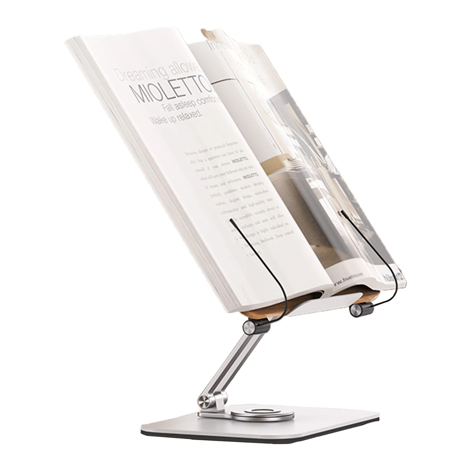 Desktop Height Adjustable Aluminum Alloy Reading Book Bracket For Children's Reading Rack Multi-angle Rotation Book Stands
Desktop Height Adjustable Aluminum Alloy Reading Book Bracket For Children's Reading Rack Multi-angle Rotation Book Stands