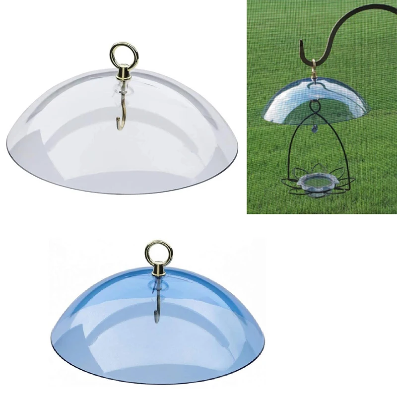 Squirrel Guard for Bird Feeder Clear Protective Weather Dome Mealworm Feeder Baffle Rain Cover for Hummingbird Bluebird Birds
Squirrel Guard for Bird Feeder Clear Protective Weather Dome Mealworm Feeder Baffle Rain Cover for Hummingbird Bluebird Birds