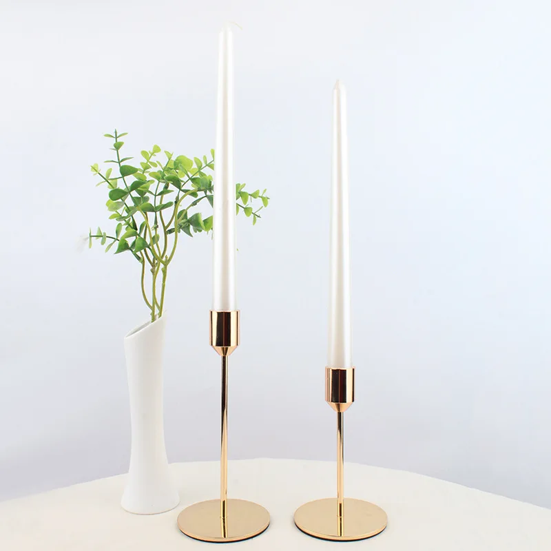 European Style Metal Candle Holders Simple Wedding Decoration Bar Party Living Room Decor Home Table Candlestick
European Style Metal Candle Holders Simple Wedding Decoration Bar Party Living Room Decor Home Table Candlestick