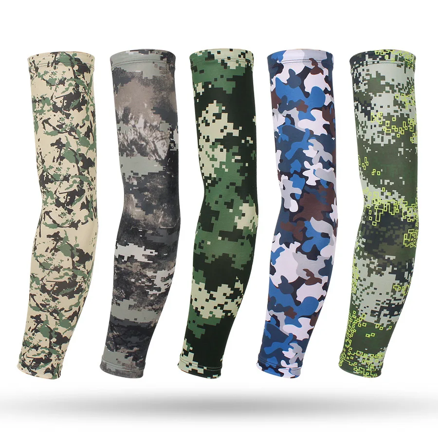 

Military Tactical Army Camouflage Arm Sleeves For Men Women Cool Sun UV Protective Sleeves Outdoor Sport cuff Arm Cover Warmers
