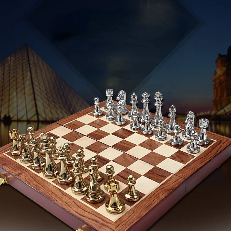Adult Luxury Chess Set Tournament Interior Storage Folding Large Outdoor Chess Set Portable Juegos De Mesa Board Games BD50CG
Adult Luxury Chess Set Tournament Interior Storage Folding Large Outdoor Chess Set Portable Juegos De Mesa Board Games BD50CG