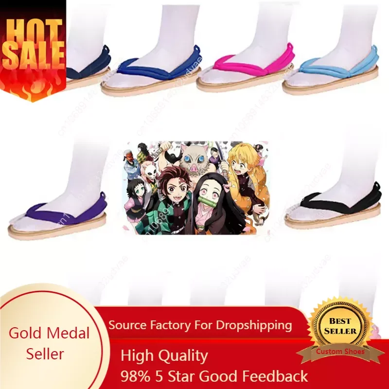 Hot Anime Demon Slayer Kimetsu No Yaiba Cosplay Accessories Kamado Nezuko Cosplay Clogs Kimono Flip-flops Geta Slippers Shoes
Hot Anime Demon Slayer Kimetsu No Yaiba Cosplay Accessories Kamado Nezuko Cosplay Clogs Kimono Flip-flops Geta Slippers Shoes