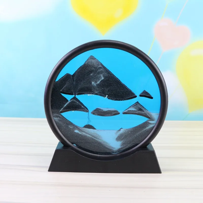 7/12inch 3D Deep Sea Sandscape In Motion Display Glass Frame Moving Sand Art Picture Round Flowing Sand Frame Home Decoration
7/12inch 3D Deep Sea Sandscape In Motion Display Glass Frame Moving Sand Art Picture Round Flowing Sand Frame Home Decoration