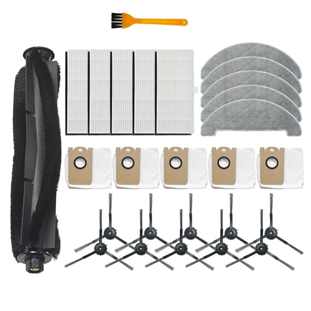 27 PCS Main Brush Dust Bags Mop Cloth Side Brush Hepa Filter Parts for XIAOMI VIOMI S9 Robot Vacuum Cleaner Accessories
27 PCS Main Brush Dust Bags Mop Cloth Side Brush Hepa Filter Parts for XIAOMI VIOMI S9 Robot Vacuum Cleaner Accessories