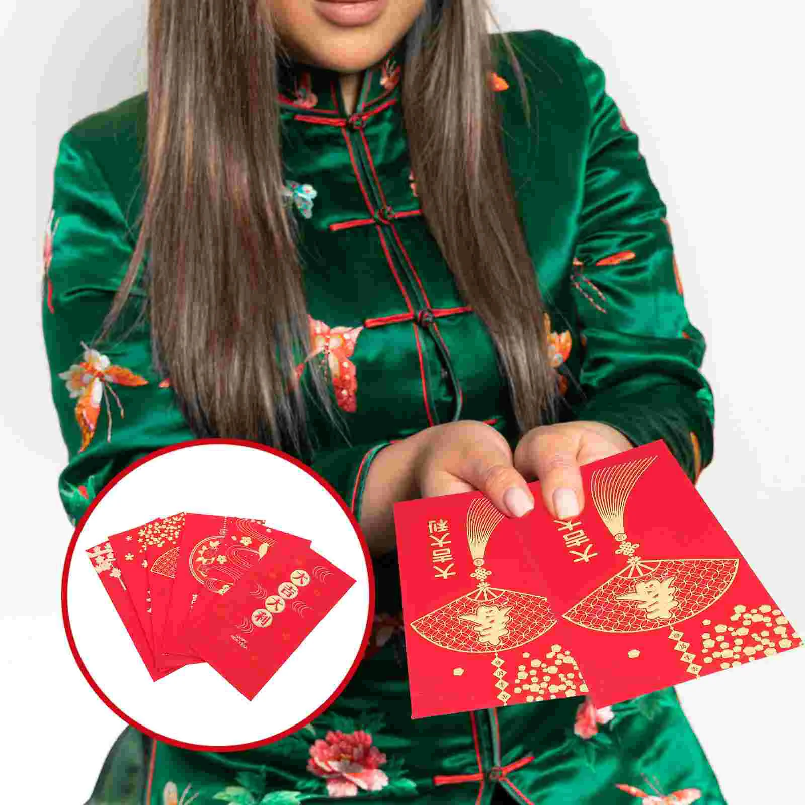 

Красный конверт в китайском стиле, 36 шт., 2020, новогодние деньги, подарок, кролик, лунный календарь