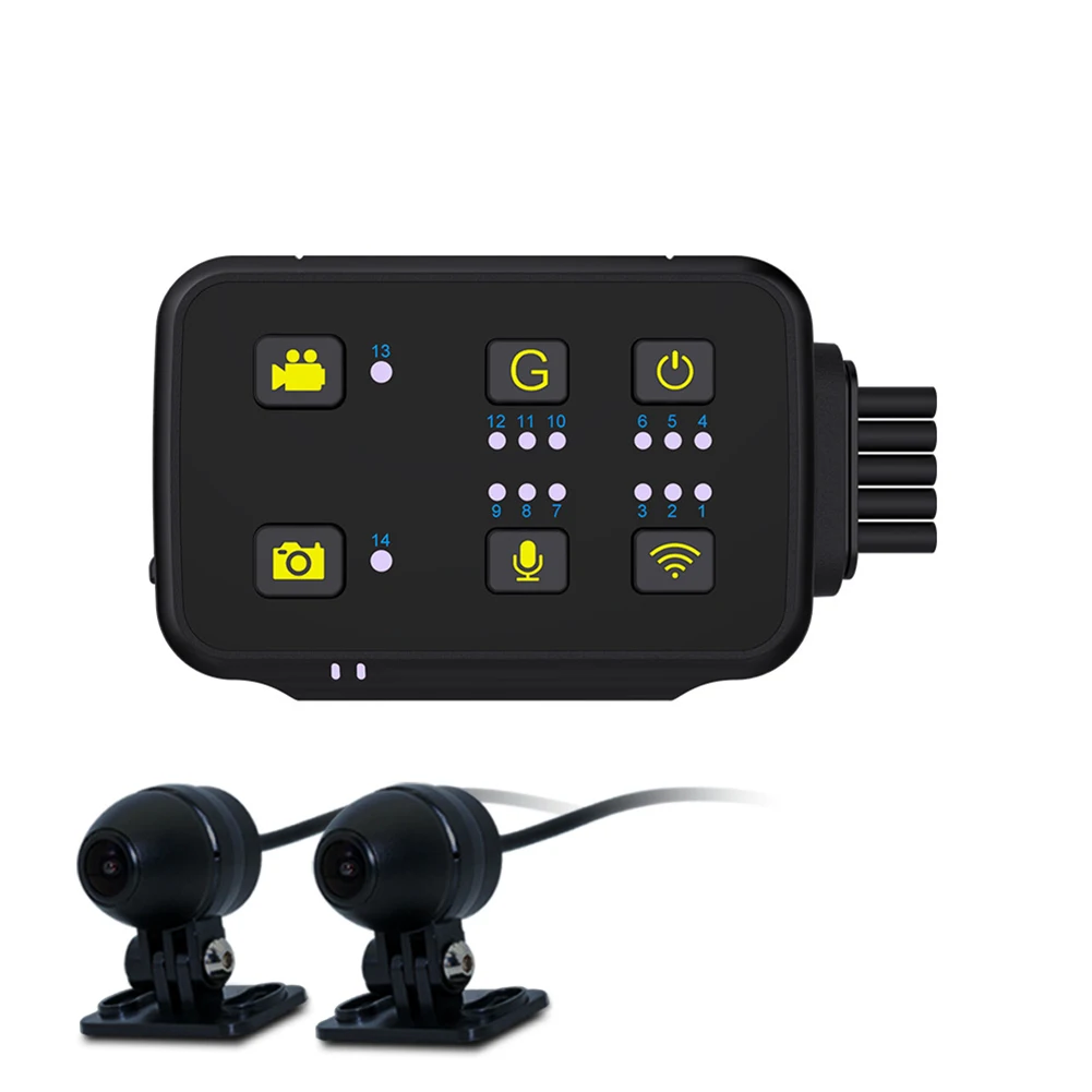 Full Body Waterproof Motorcycle DVR Dash Cam Camera Recorder Dual 1080P WiFi Camera GPS Logger Recorder Box
Full Body Waterproof Motorcycle DVR Dash Cam Camera Recorder Dual 1080P WiFi Camera GPS Logger Recorder Box