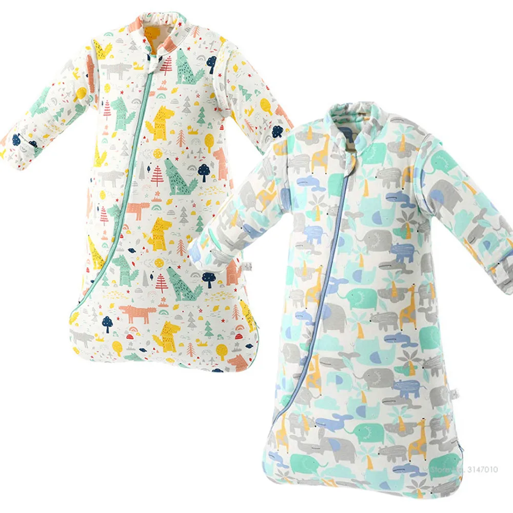 Baby Organic Sleeping Bag Detachable Long Sleeve Wearable Blanket Envelope Winter Warm Girls Boys Clothes Bedding Quilt
Baby Organic Sleeping Bag Detachable Long Sleeve Wearable Blanket Envelope Winter Warm Girls Boys Clothes Bedding Quilt