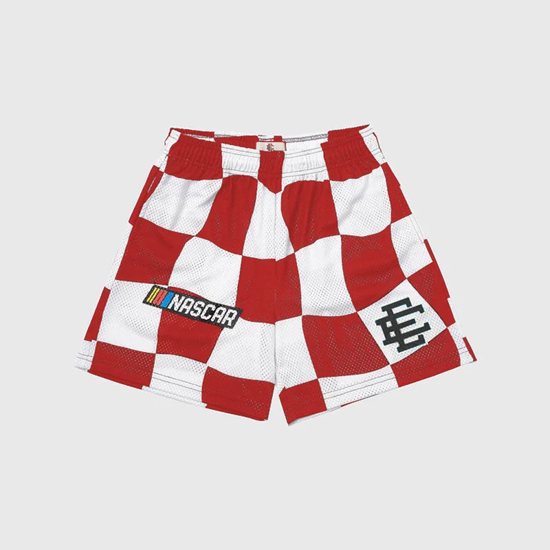 Eric Emanuel Men Summer Checkerboard Colorblock Men's Running Casual Street Hip Hop Shorts Sports Fitness Mesh Breathable Shorts
Eric Emanuel Men Summer Checkerboard Colorblock Men's Running Casual Street Hip Hop Shorts Sports Fitness Mesh Breathable Shorts