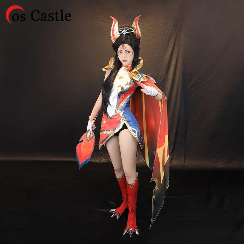 

Cos Castle Game LOL Xayah The Rebel Cosplay Costume Sets Brave Phoenix Xayah Cosplay League of Legends Cosplay Sexy Sets
