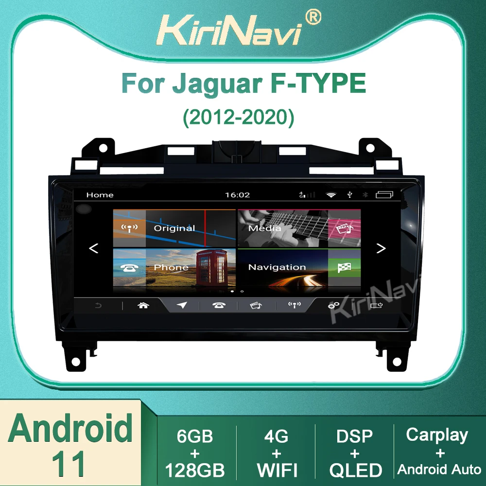 Kirinavi For Jaguar F-TYPE 2012-2020 Android 11 Car Radio DVD Multimedia Video Player Autoradio Stereo Auto Navigation GPS 4G
Kirinavi For Jaguar F-TYPE 2012-2020 Android 11 Car Radio DVD Multimedia Video Player Autoradio Stereo Auto Navigation GPS 4G