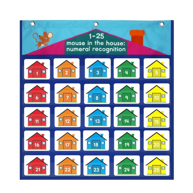 Wall Hanging Counting Pocket Chart with 29pcs Filmed Cards for Classroom Home Drop Shipping
Wall Hanging Counting Pocket Chart with 29pcs Filmed Cards for Classroom Home Drop Shipping