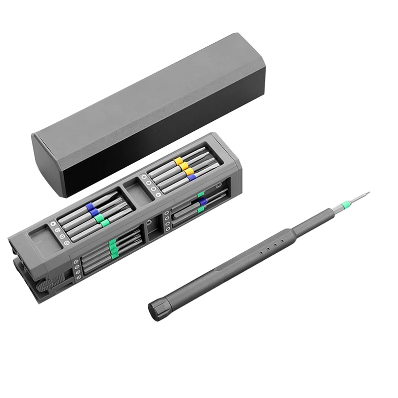 30 In 1 Screwdriver Kit Precision Magnetic Bits Dismountable Screw Driver Set Mini Smart Home PC Phone Repair Hand Tools
30 In 1 Screwdriver Kit Precision Magnetic Bits Dismountable Screw Driver Set Mini Smart Home PC Phone Repair Hand Tools