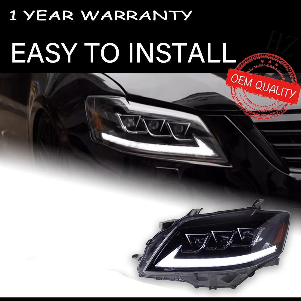 Фара для Toyota Camry 2006-2012 автомобильные товары 12 В H7 LED 2 шт. Свет AKD Автомобильные