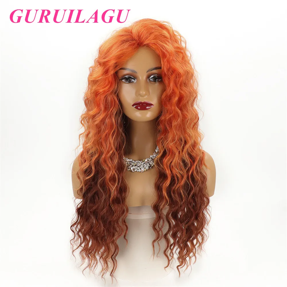GURUILAGU Long Synthetic Hair Wigs for Women Natural and Wavy Wig Female Curly Hair Wigs for Black Women Long Brown Blonde Wig
GURUILAGU Long Synthetic Hair Wigs for Women Natural and Wavy Wig Female Curly Hair Wigs for Black Women Long Brown Blonde Wig