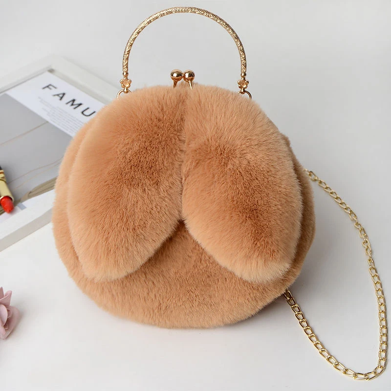 Cute Warm Winter Faux Fur Crossbody Bags For Women Plush Handbag Lady Shoulder Bags Long-Eared Rabbit Messenger Bag Dropshipping
Cute Warm Winter Faux Fur Crossbody Bags For Women Plush Handbag Lady Shoulder Bags Long-Eared Rabbit Messenger Bag Dropshipping