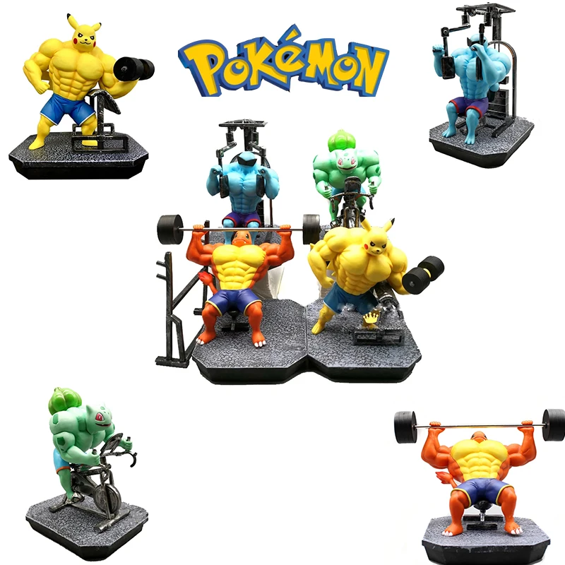 Покемон Пикачу ГК Бодибилдинг мускул человек Забавный Gengar чармандер ПВХ аниме экшн-фигурка Модель Кукла игрушки для детей подарок 
Покемон Пикачу ГК Бодибилдинг мускул человек Забавный Gengar чармандер ПВХ аниме экшн-фигурка Модель Кукла игрушки для детей подарок
