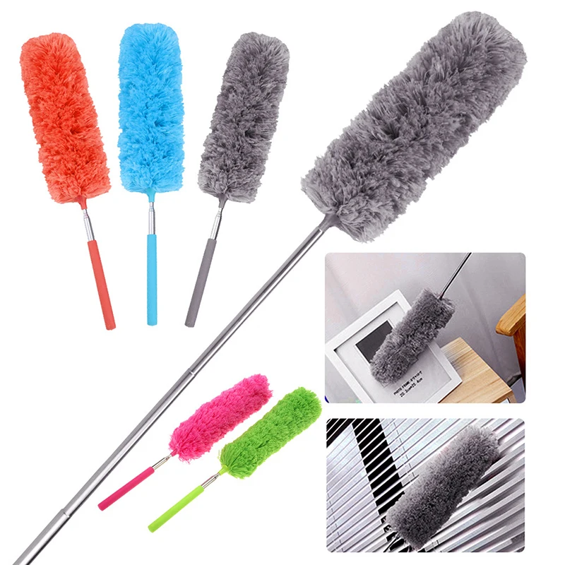 Retractable Duster Stainless Steel Long Handle Dusting Brush Car Household Cleaning Tools Microfiber Dust Brush 
Retractable Duster Stainless Steel Long Handle Dusting Brush Car Household Cleaning Tools Microfiber Dust Brush