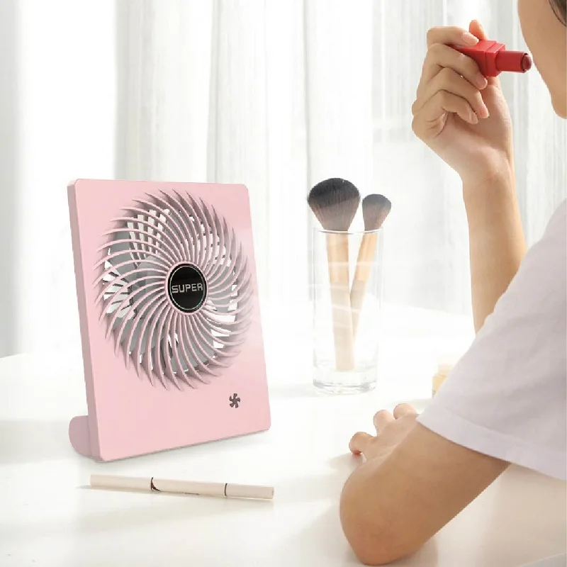 1200mAh Summer Mini Desktop Electric Fan Air Circulator 3 Gears USB Charging Handheld Fan Portable Office Fan Desktop Cooler
1200mAh Summer Mini Desktop Electric Fan Air Circulator 3 Gears USB Charging Handheld Fan Portable Office Fan Desktop Cooler