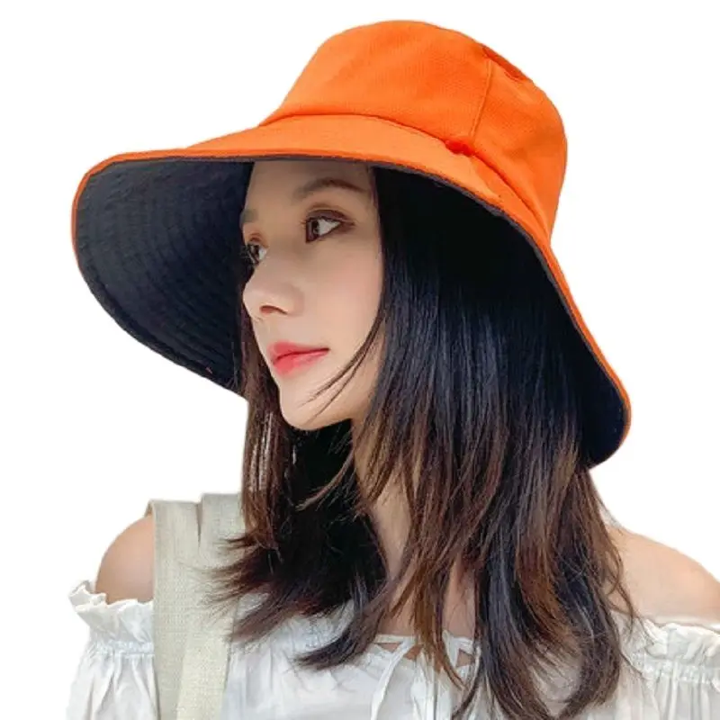 Hat Female Korean Version Sunshade Double-Sided Fisherman Hat All-match Fashion Simple Large-Brimmed Sunscreen Cap
Hat Female Korean Version Sunshade Double-Sided Fisherman Hat All-match Fashion Simple Large-Brimmed Sunscreen Cap