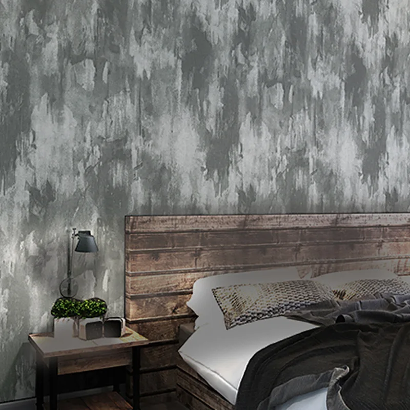 Retro Industrial Wind Paper Plain Color Mottled Non-woven Wallpaper Hotel Clothing Store Office Papel De Parede 3d Wallpaper
Retro Industrial Wind Paper Plain Color Mottled Non-woven Wallpaper Hotel Clothing Store Office Papel De Parede 3d Wallpaper
