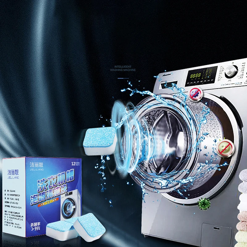 12pcs Washing Machine Tank Cleaner Detergent Effervescent Tablet Multifunctional Deep Descaler Remover Household Cleaning Tool
12pcs Washing Machine Tank Cleaner Detergent Effervescent Tablet Multifunctional Deep Descaler Remover Household Cleaning Tool