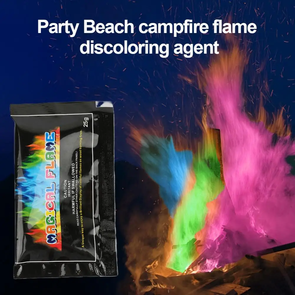Changing Flame Powder Decorative Magical Fire Flame Powder Colorful Flames Family Outdoor Camping Bonfire Party Tools 10/15/25g
Changing Flame Powder Decorative Magical Fire Flame Powder Colorful Flames Family Outdoor Camping Bonfire Party Tools 10/15/25g