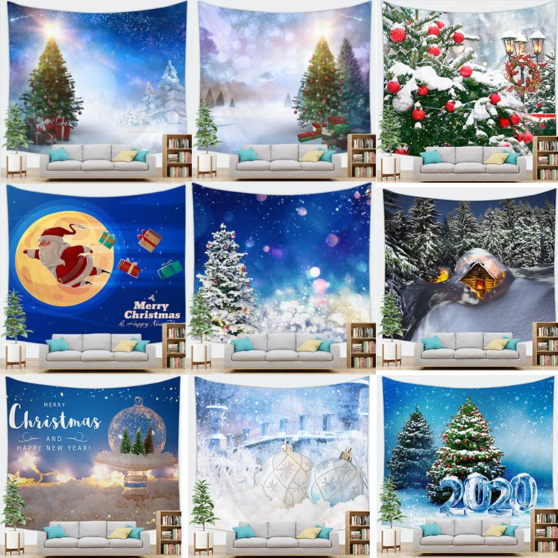 Merry Christmas Creative Cartoon Santa Claus Elk Decoration Tapestry Christmas Party Home Decoration Christmas Tapestry 
Merry Christmas Creative Cartoon Santa Claus Elk Decoration Tapestry Christmas Party Home Decoration Christmas Tapestry