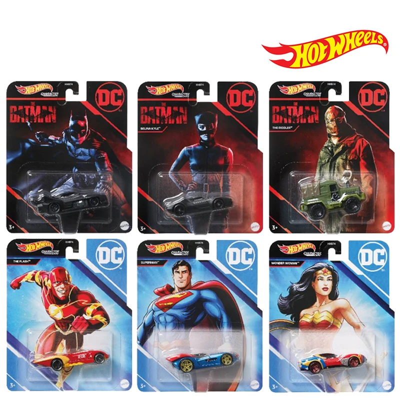 Hot Wheels HHB74 тематический персонаж анимированный Бэтмен Селина Кайл загар флэш Супермен Чудо женщина Модель автомобиля игрушки 
Hot Wheels HHB74 тематический персонаж анимированный Бэтмен Селина Кайл загар флэш Супермен Чудо женщина Модель автомобиля игрушки