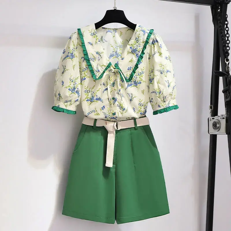 Woman Shorts Suit Summer 2022 Print High Waist Short Pants Female Vintage Loose Casual Streetwear Shorts Sets Ladies Sets A81
Woman Shorts Suit Summer 2022 Print High Waist Short Pants Female Vintage Loose Casual Streetwear Shorts Sets Ladies Sets A81