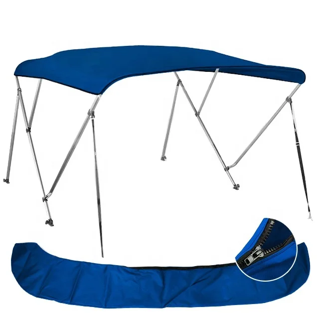 4 Bow 600D Polyester Aluminum Boat Tent Top Cover With Rear Support Pole And Storage Boot Bimini Top For Boats
4 Bow 600D Polyester Aluminum Boat Tent Top Cover With Rear Support Pole And Storage Boot Bimini Top For Boats