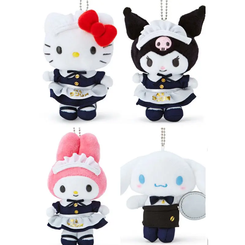 2023 New Sanrio Hello Kitty Kuromi Coffee Shop Limited Maid Dress Plush Keychain Backpack Pendant Couple Decoration Girl Gift
2023 New Sanrio Hello Kitty Kuromi Coffee Shop Limited Maid Dress Plush Keychain Backpack Pendant Couple Decoration Girl Gift