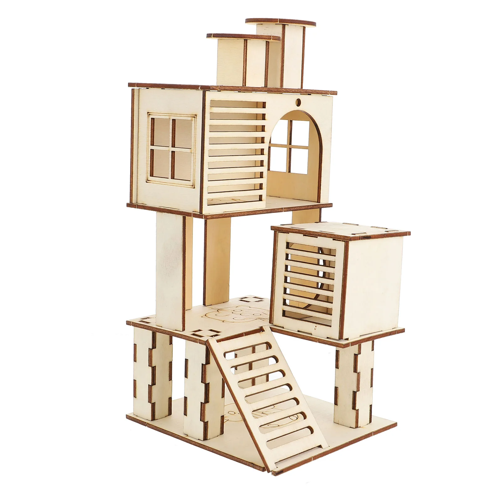 Dwarf Hamster Cages Toys Small Animal Climbing Ladder Squirrel Accessories Stand Platform Wood Ramp Bridge Chinchilla Perch
Dwarf Hamster Cages Toys Small Animal Climbing Ladder Squirrel Accessories Stand Platform Wood Ramp Bridge Chinchilla Perch