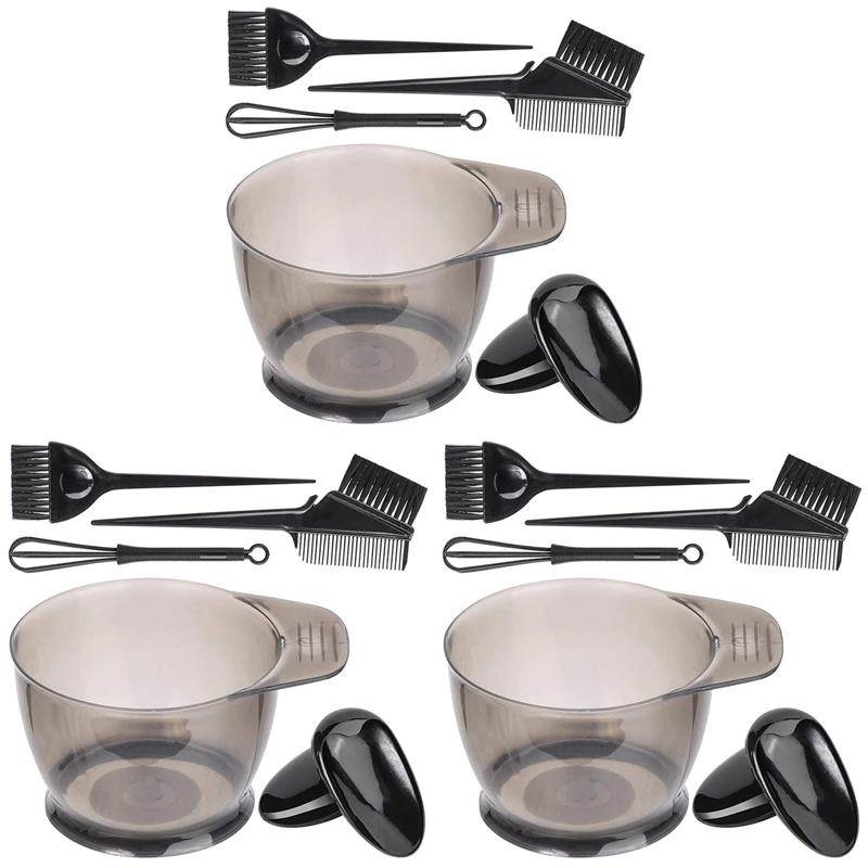 15 Pcs Professional Hair Dyeing Tool, Suitable For Salon And Home Hair Dyeing Brush Comb, Coloring Bowl, Dye Mixer Black
15 Pcs Professional Hair Dyeing Tool, Suitable For Salon And Home Hair Dyeing Brush Comb, Coloring Bowl, Dye Mixer Black