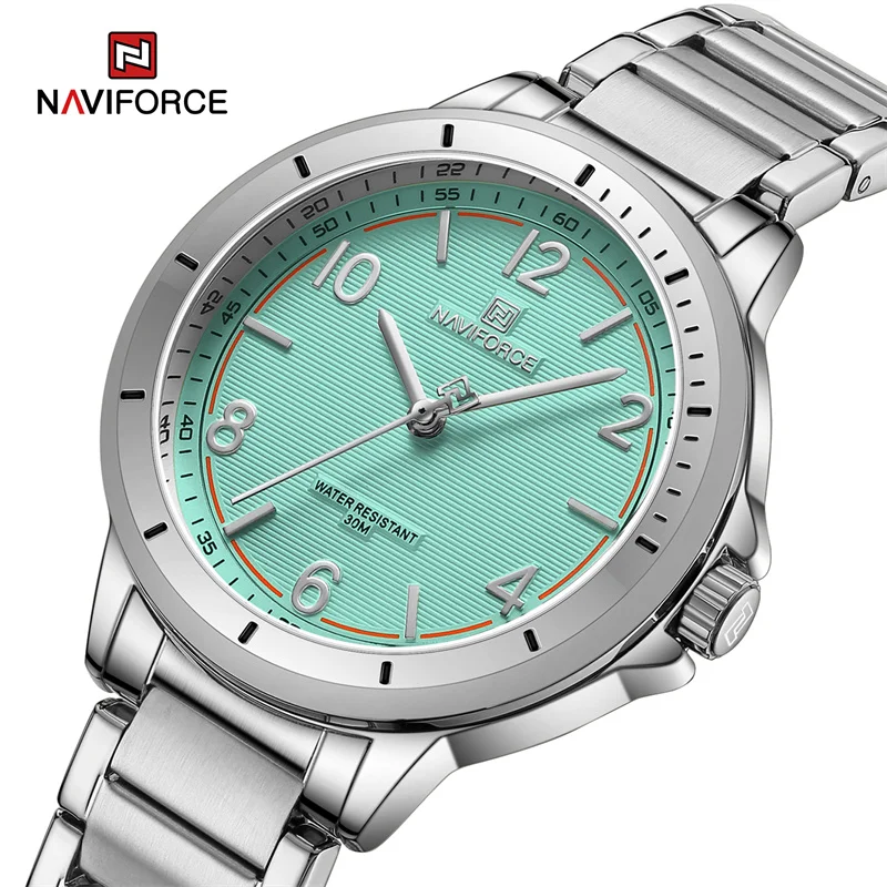 NAVIFORCE Luxury Women Dress Watches Simple Fashion Round Dial Ladies Clock Elegant Quartz Girl Wristwatch Relogio Feminino 2023
NAVIFORCE Luxury Women Dress Watches Simple Fashion Round Dial Ladies Clock Elegant Quartz Girl Wristwatch Relogio Feminino 2023