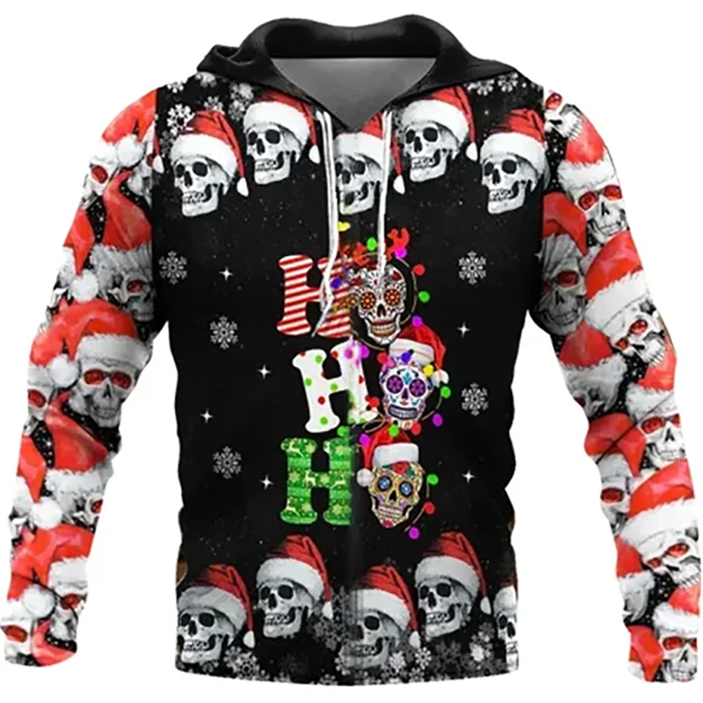 New Christmas Skull 3D Print Men's Hoodie Autumn Fashion Women's Men's Christmas Costume Funny Boys and Girls' Street Costume
New Christmas Skull 3D Print Men's Hoodie Autumn Fashion Women's Men's Christmas Costume Funny Boys and Girls' Street Costume