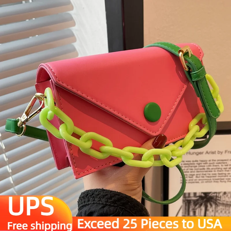 Shoulder Bag Chain Strap Small PU Leather Crossbody Bags for Women Handbags Luxury Designer Vintage New 2022 Fashion Retro Mini
Shoulder Bag Chain Strap Small PU Leather Crossbody Bags for Women Handbags Luxury Designer Vintage New 2022 Fashion Retro Mini