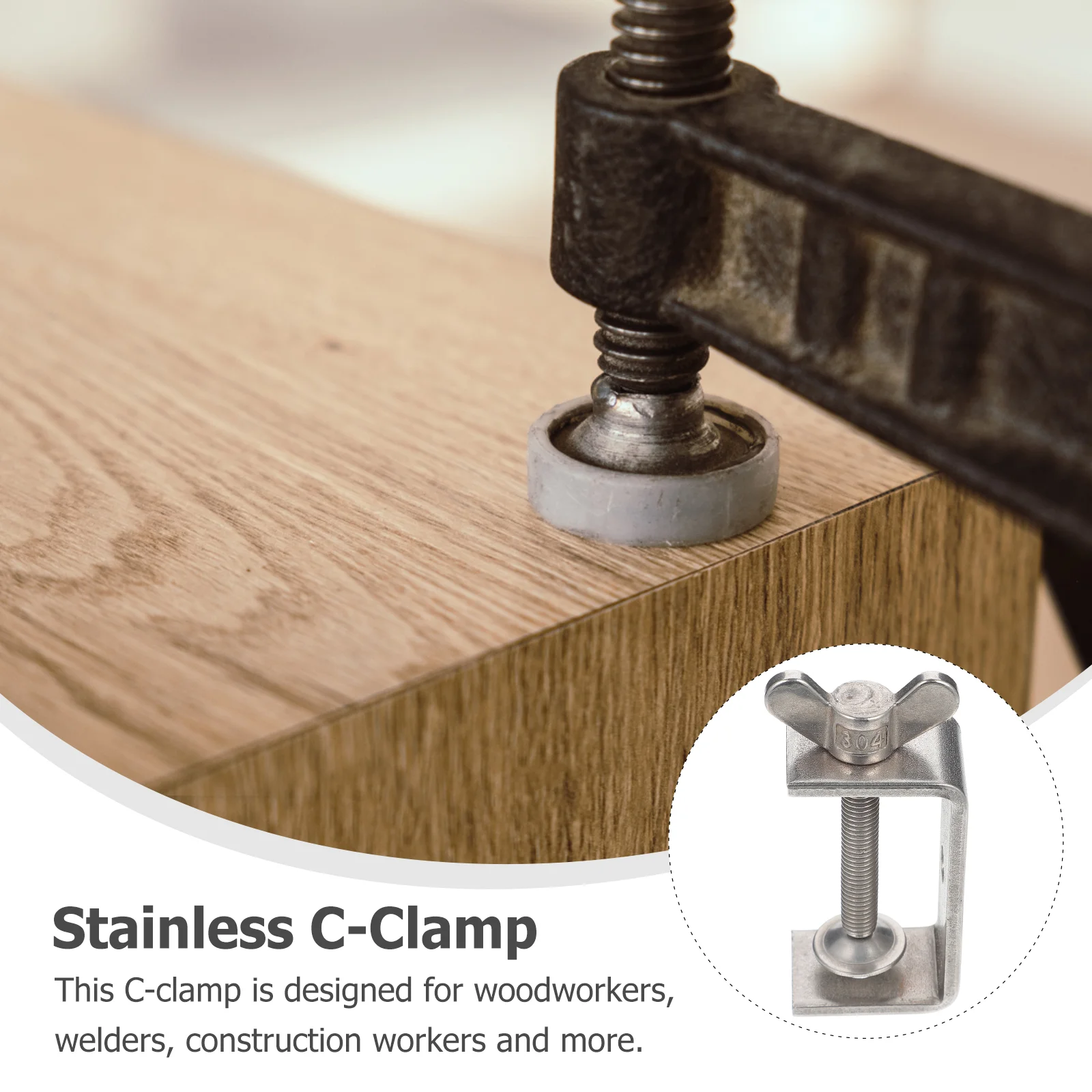 Sturdy Wide Opening C-Clamp Building Tiger Clamp Wide Jaw C-Clamp 
Sturdy Wide Opening C-Clamp Building Tiger Clamp Wide Jaw C-Clamp