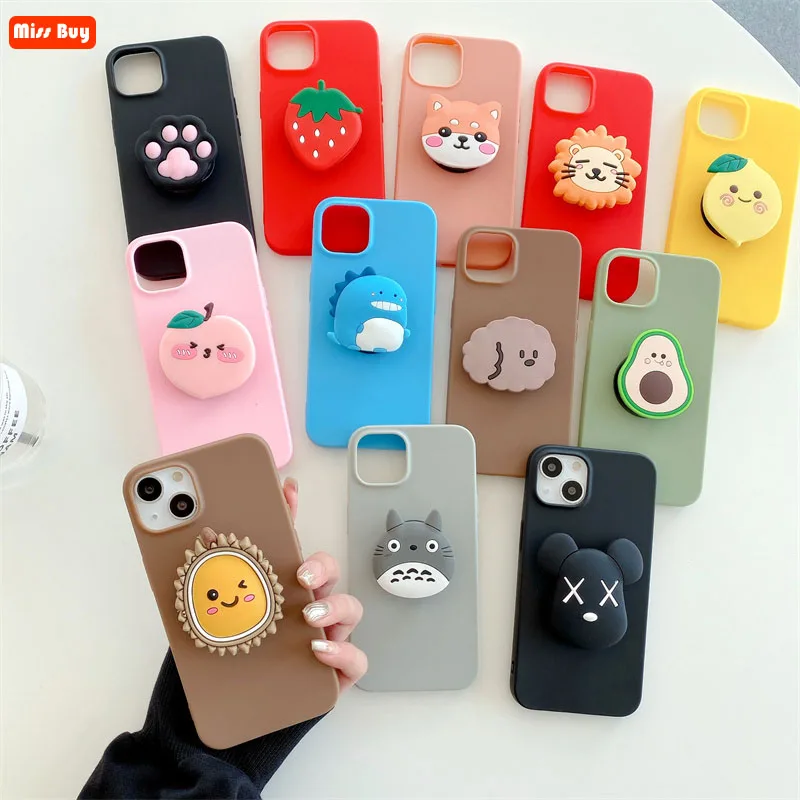 3D Silicone Cartoon Phone Holder Case For Samsung galaxy S21 Ultra S20 FE S10 Plus S9 S8 S7 S6 edge S10 5G S10E Case Slim Cover
3D Silicone Cartoon Phone Holder Case For Samsung galaxy S21 Ultra S20 FE S10 Plus S9 S8 S7 S6 edge S10 5G S10E Case Slim Cover