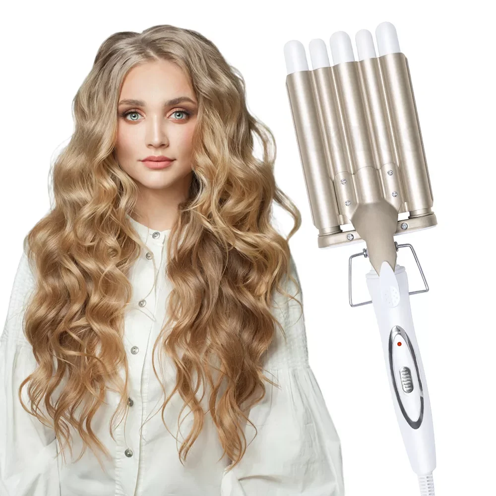 NEW2023 5-Barrel Hair Curling Iron Wand Crimping Iron for Hair Fast Heating Hair Waving Professional Styling Tools Triple Barrel
NEW2023 5-Barrel Hair Curling Iron Wand Crimping Iron for Hair Fast Heating Hair Waving Professional Styling Tools Triple Barrel