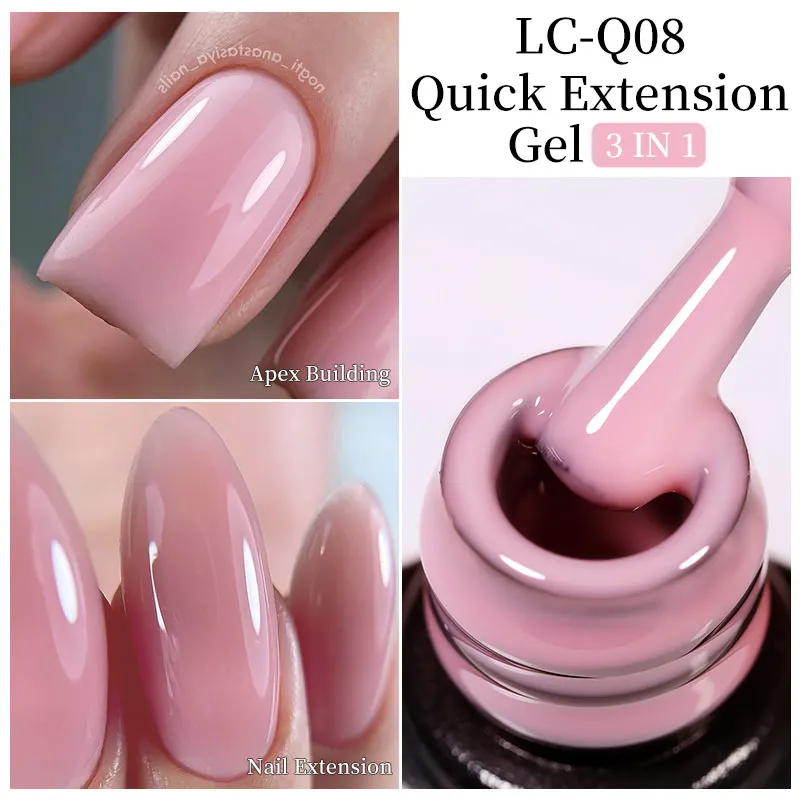 LILYCUTE 7ML Quick Extension Gel Nail Polish Semi Transparent Pink Color Construction Gel Nail Soak Off UV Gel Varnish Manicure
LILYCUTE 7ML Quick Extension Gel Nail Polish Semi Transparent Pink Color Construction Gel Nail Soak Off UV Gel Varnish Manicure