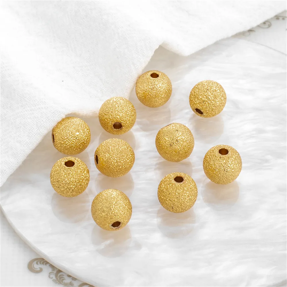 18k Cast Copper Plated Thick Gold Solid Thick Rough Surface Spacer Beads for DIY Jewelry Making Components Bracelets Accessories 
18k Cast Copper Plated Thick Gold Solid Thick Rough Surface Spacer Beads for DIY Jewelry Making Components Bracelets Accessories