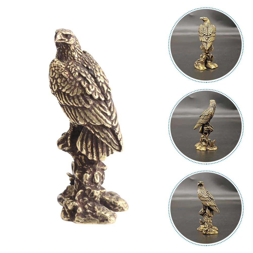 Eagle Brass Statue Figurine Sculpture Miniature Desktop Decor Ornament Animal Hawk Bird Tabletop Decoration Vintage Simulation
Eagle Brass Statue Figurine Sculpture Miniature Desktop Decor Ornament Animal Hawk Bird Tabletop Decoration Vintage Simulation