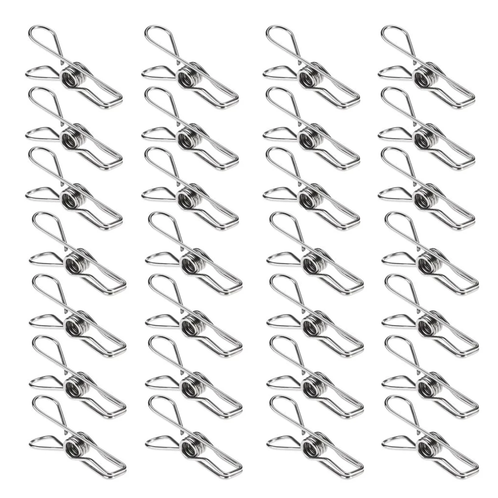 100pcs Photo Paper Clothes Peg Windproof Stainless Steel Multipurpose Indoor Outdoor Non Slip Laundry Hanging Clips Food Sealing
100pcs Photo Paper Clothes Peg Windproof Stainless Steel Multipurpose Indoor Outdoor Non Slip Laundry Hanging Clips Food Sealing