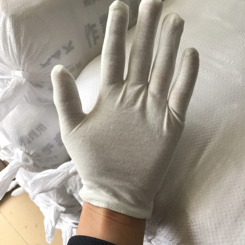 12 Pairs White Cotton Inspection Work Glove Women Men Household Gloves Lightweight Gloves Serving/Waiters/Drivers
12 Pairs White Cotton Inspection Work Glove Women Men Household Gloves Lightweight Gloves Serving/Waiters/Drivers