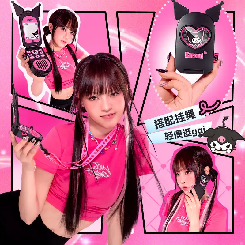 Kawaii Anime Sanrioed Kuromi Mobile Phone Style Fan Cartoon Cute Portable Hanging Neck Handheld Small Fan Gift for Girlfriend
Kawaii Anime Sanrioed Kuromi Mobile Phone Style Fan Cartoon Cute Portable Hanging Neck Handheld Small Fan Gift for Girlfriend